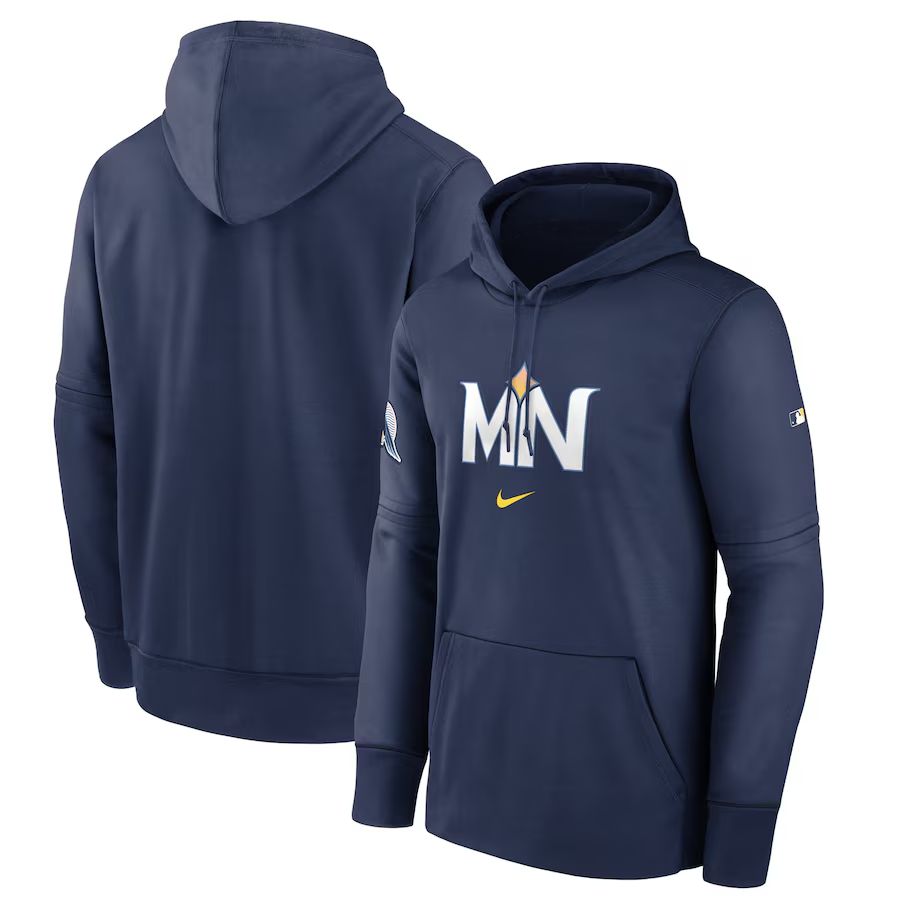 Men 2025 MLB Miami Marlins Blue Nike hoodie style 1->miami marlins->MLB Jersey